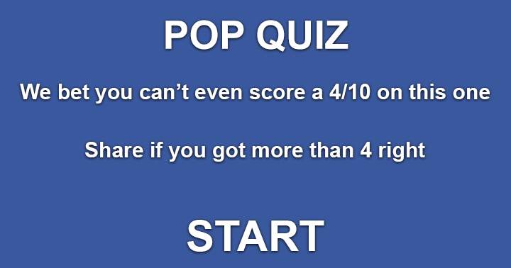 Banner for Pop Music Quiz. Can you score a better score than 5 out of 10? Share if you do!