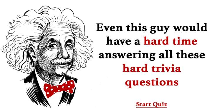 Banner for Hard Trivia Questions
