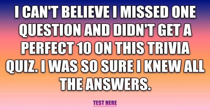 Banner for Can you get all the answers right?