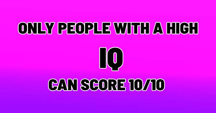 Is your IQ high enough?