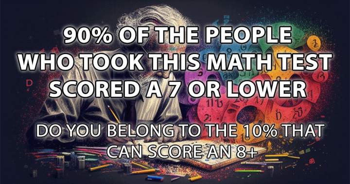Banner for No one can score a 7 or better