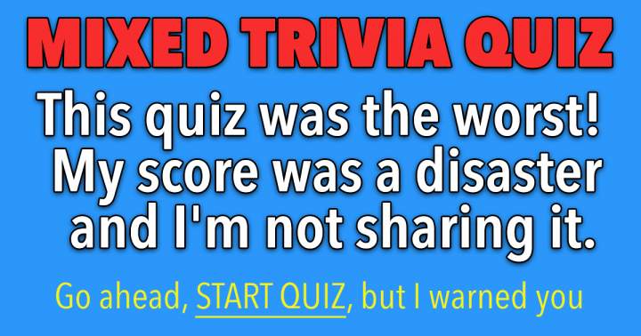 Mixed Trivia Quiz