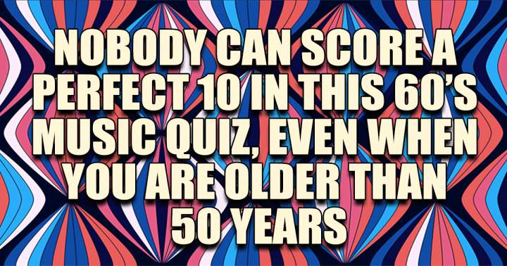 60's music quiz