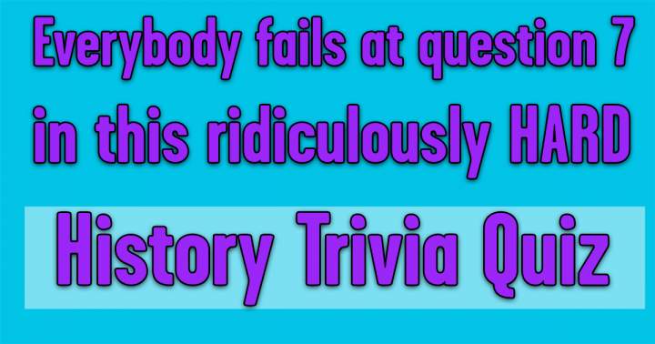 History Trivia Quiz