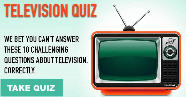 Banner for Try scoring a perfect score in this challenging Television quiz.