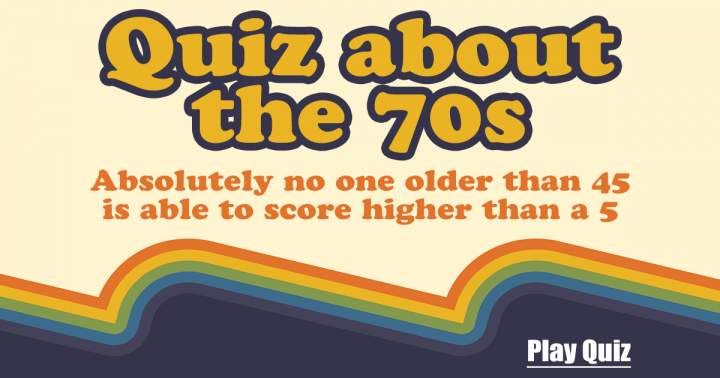 Seventies Quiz