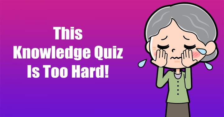 Challenging Knowledge Quiz