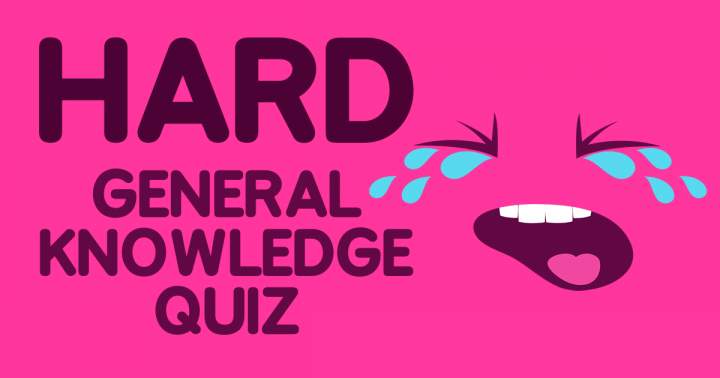 Challenging General Knowledge Quiz