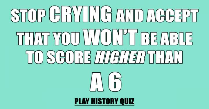 'Quiz on Historical Trivia'