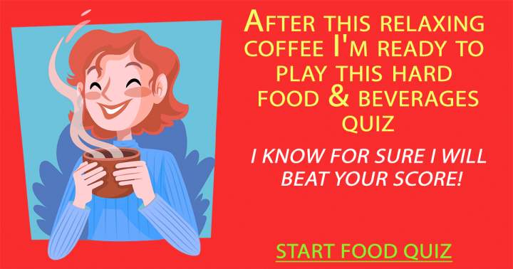 Quiz about food.