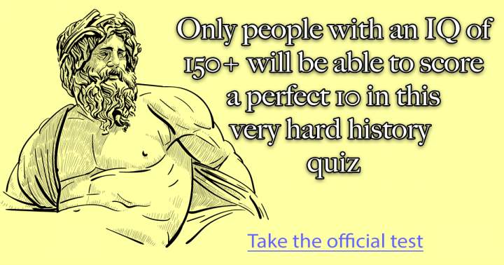 Quiz on Historical Intelligence