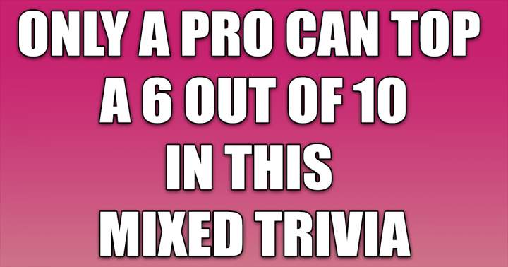 Pro's Trivia Quiz Mix