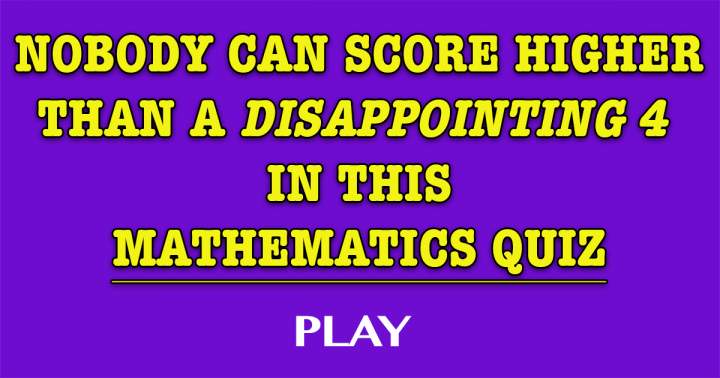 Quiz on Mathematics