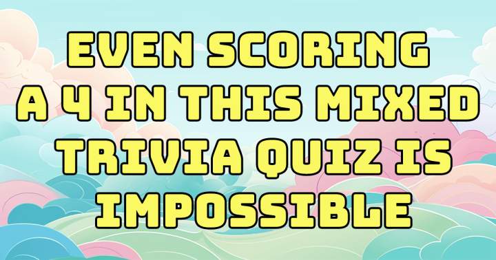 Hard Mixed Trivia Quiz