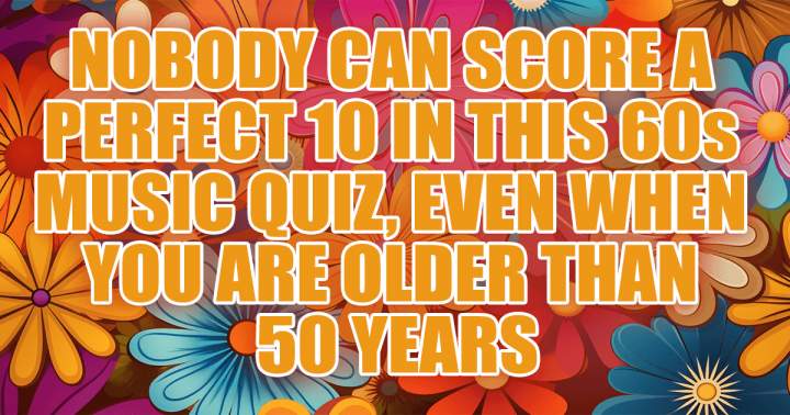 60's music quiz