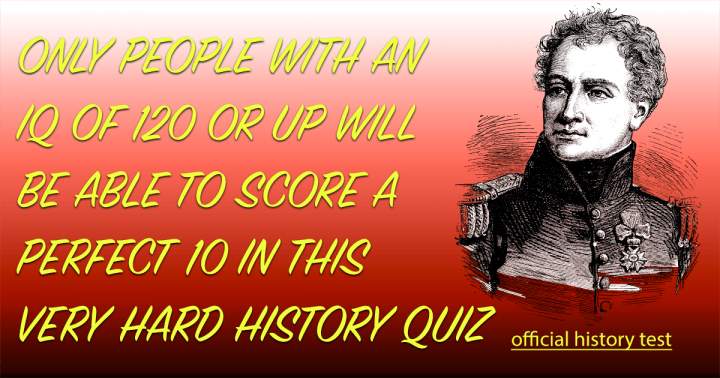 'Quiz on Historical Trivia'