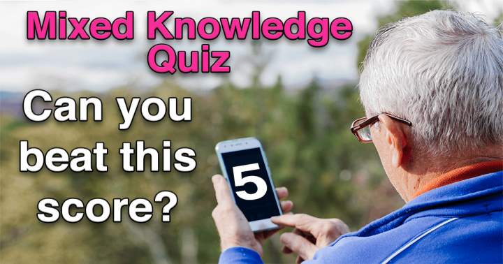 Quiz with a blend of knowledge