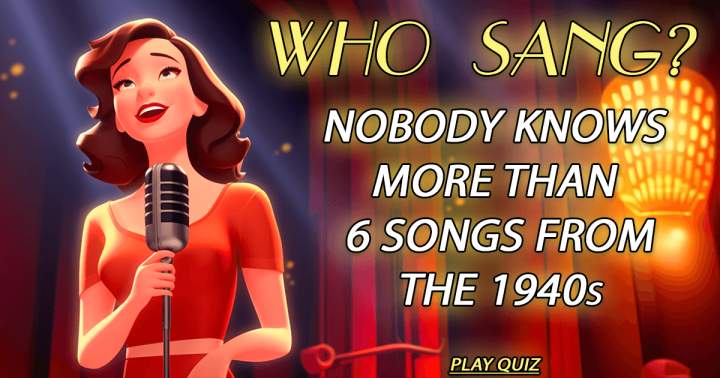 Which artist performed these songs from the 1940s?