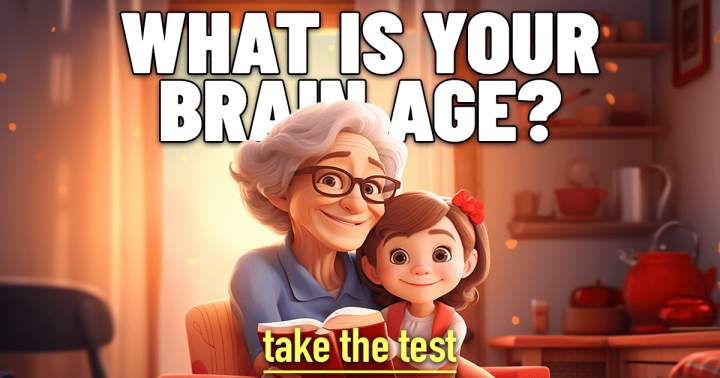 Test the age of your brain with these 10 questions.