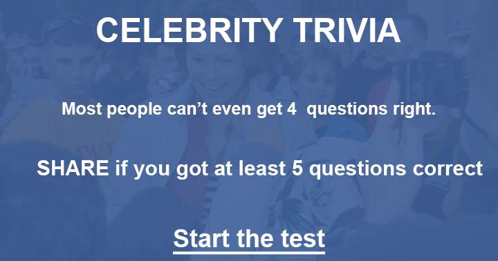 Banner for 10 questions about famous people