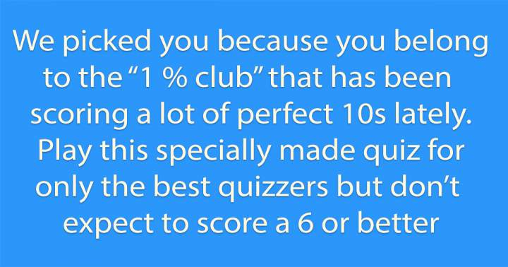 'Quiz of the 1% Club Trivia'