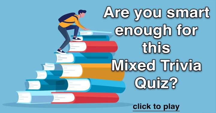Banner for Trivia Quiz with a Mix of Questions