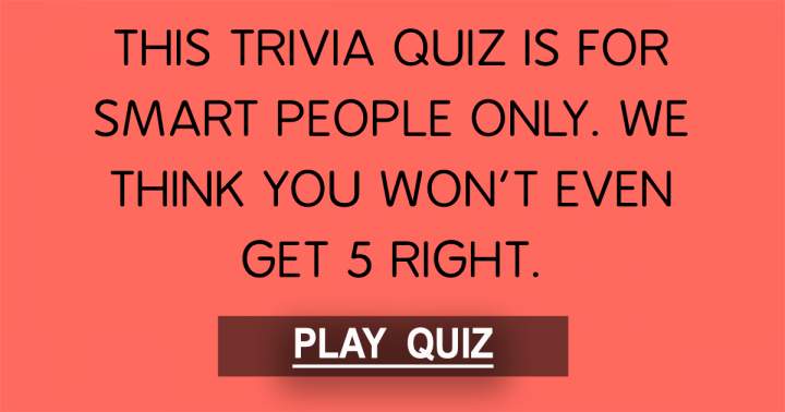 Quiz for Intelligent Individuals