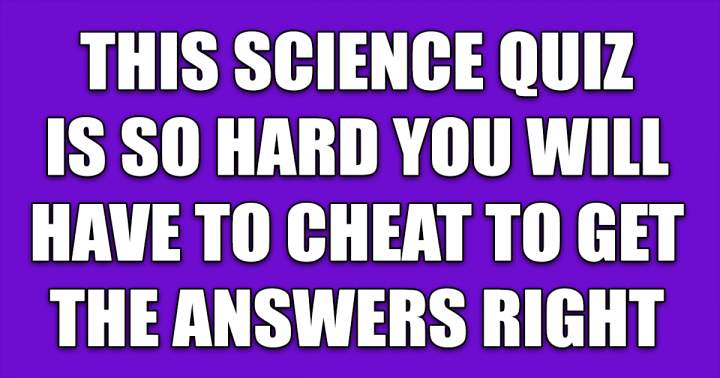 Challenging Science Quiz