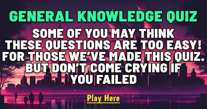 If you fail, don't come to me in tears.