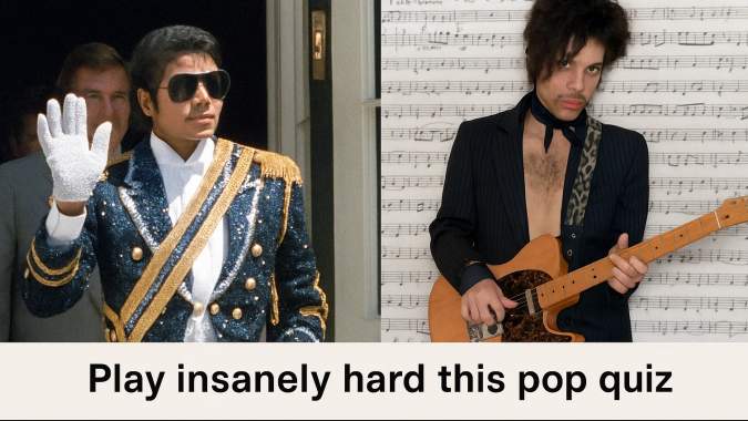 Banner for Prince and Michael Jackson Quiz