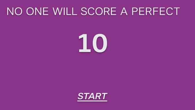 Banner for No one will score a perfect 10