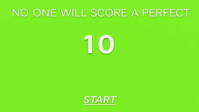 Banner for No one will score a perfect 10	