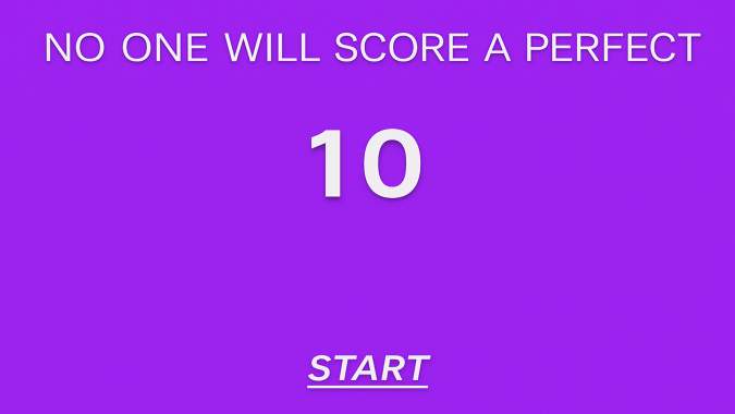 Banner for No one will score a perfect 10	