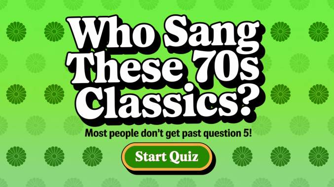 Banner for Who Sang These 70s Classics?