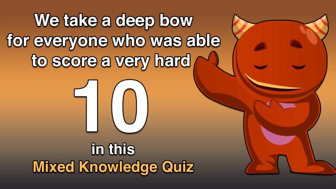 Banner for Mixed Knowledge Quiz