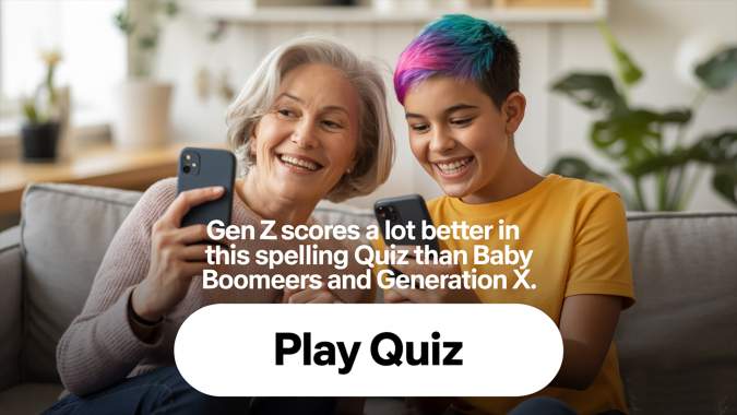 Banner for Boomers only score a 5/10 on average and Gen Z scores 8/10