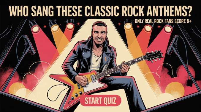 Banner for Who Sang These Classic Rock Songs?