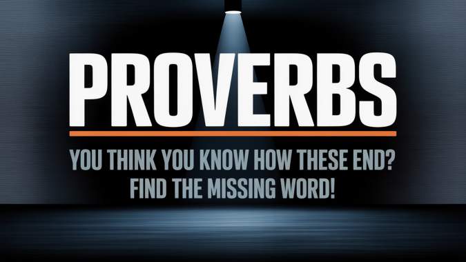 Banner for Proverbs Trivia Quiz
