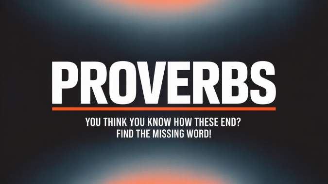 Banner for Proverbs Trivia Quiz