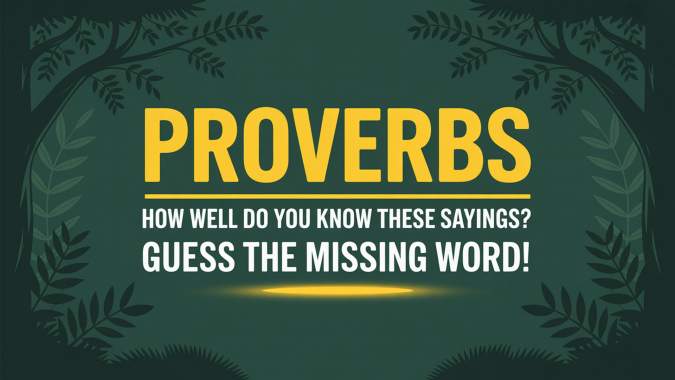 Banner for Proverbs Trivia Quiz	