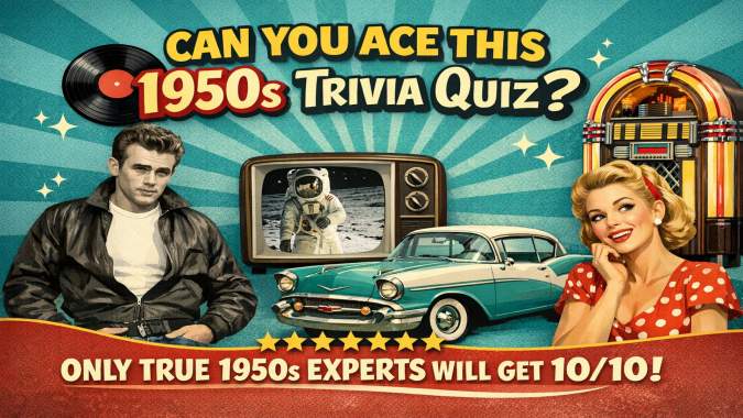 Banner for Can You Ace This 1950s Trivia Quiz?