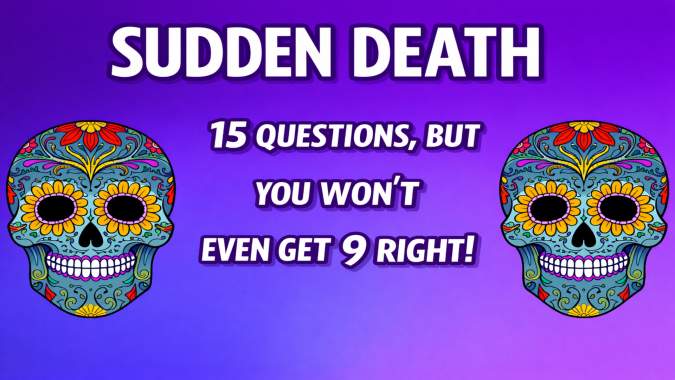 Banner for Day of the Dead Sudden death quiz