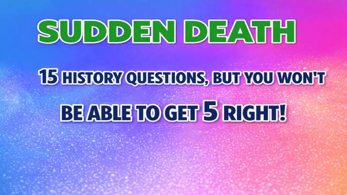 Banner for The Extremest Sudden Death Trivia Quiz!