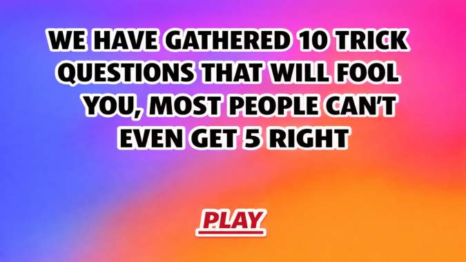 Banner for Only 1% of People Can Pass This Trivia Quiz!