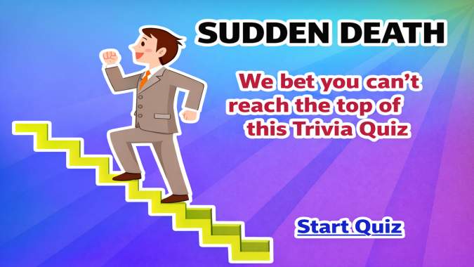 Banner for Impossible sudden death quiz you will fail to complete