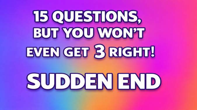 Banner for 15 History questions, but you won't answer them all