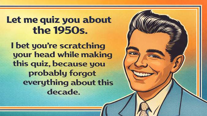 Banner for Quiz on the 1950s Freshness