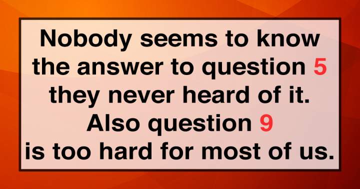 Banner for You should see question 5, I bet you got tricked