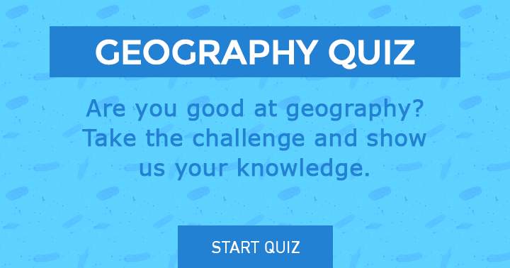 Banner for Show us your knowledge about geography an take this challenge.
