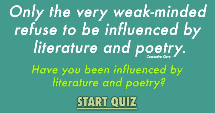 Literature Quiz